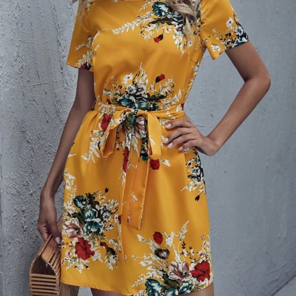 SHEIN dress size S Yellow - Picture 2 of 7